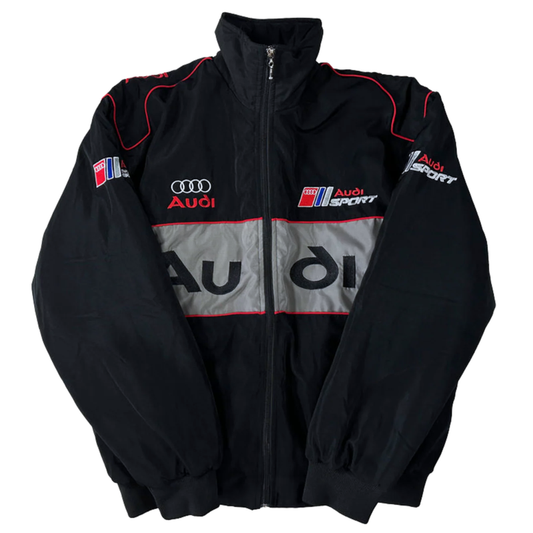 Black Audi Vintage Racing Jacket