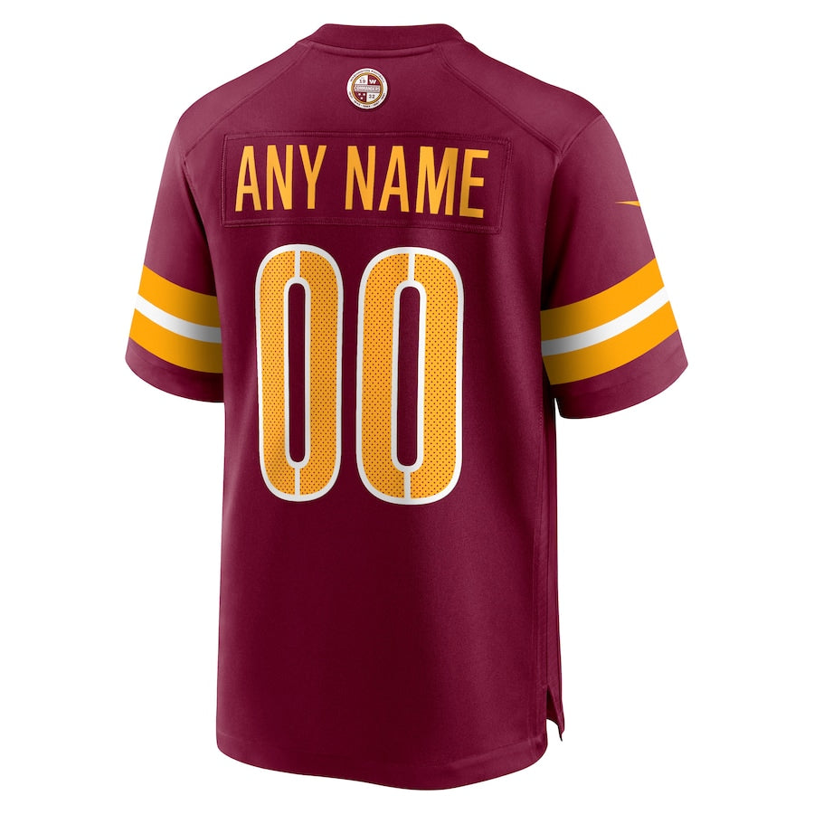 Washington Commanders Burgundy Game Custom Player Jersey - Sportcify High Quality American Football Jerseys | NFL Jerseys