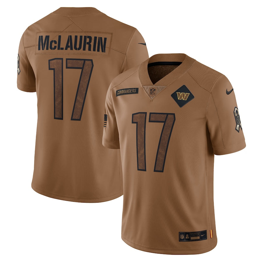 Washington Commanders Terry McLaurin Brown 2023 Salute To Service Limited Jersey - Sportcify High Quality American Football Jerseys | NFL Jerseys