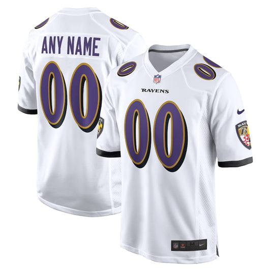 White Baltimore Ravens Custom Game Jersey - Sportcify High Quality American Football Jerseys | NFL Jerseys