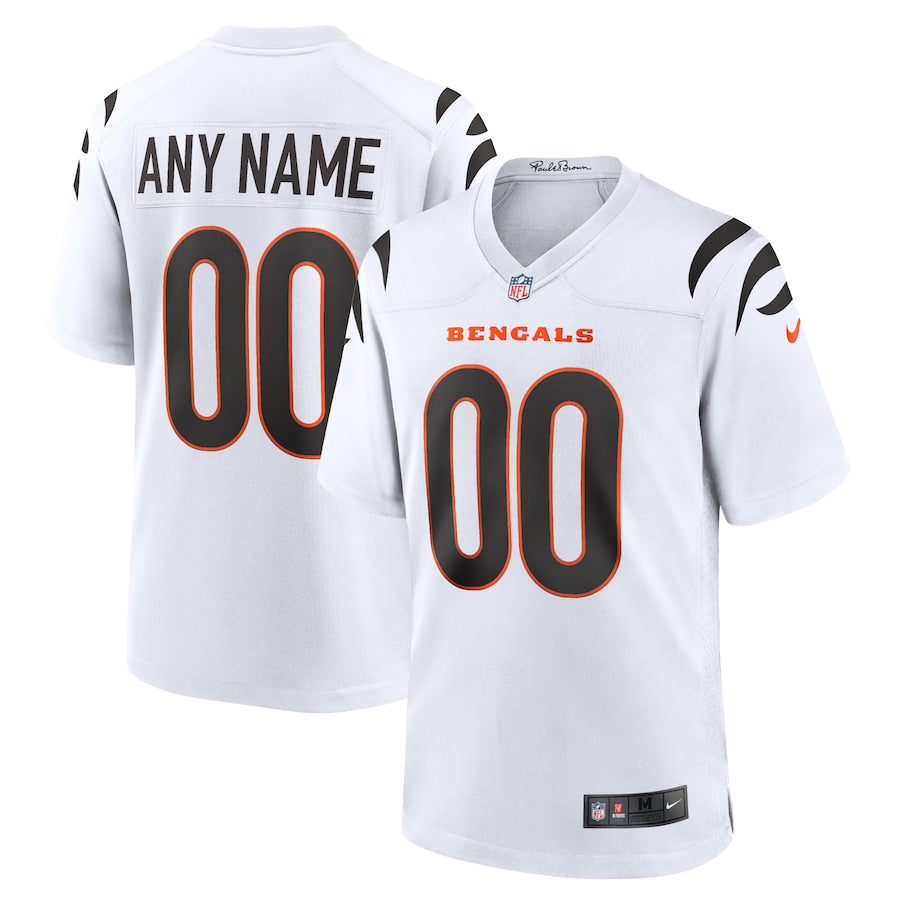 White Cincinnati Bengals Game Custom Jersey - Sportcify High Quality American Football Jerseys | NFL Jerseys