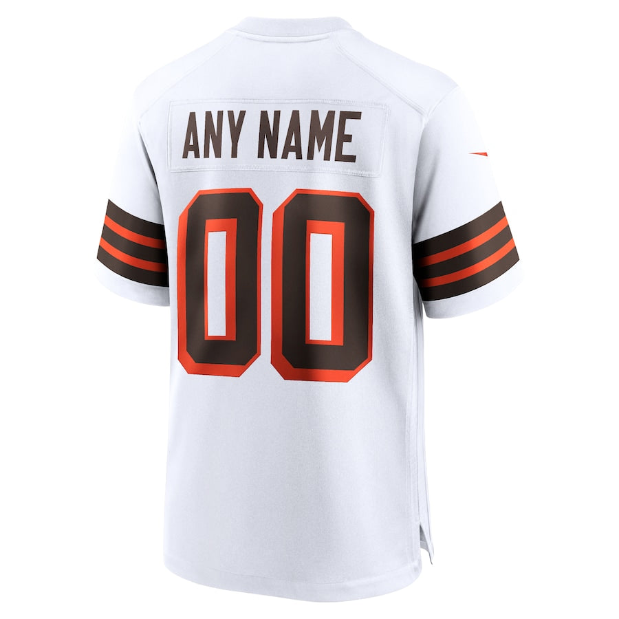 White Cleveland Browns Collection Alternate Custom Jersey - Sportcify High Quality American Football Jerseys | NFL Jerseys