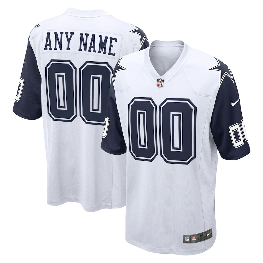 White Dallas Cowboys Alternate Custom Game Jersey - Sportcify High Quality American Football Jerseys | NFL Jerseys