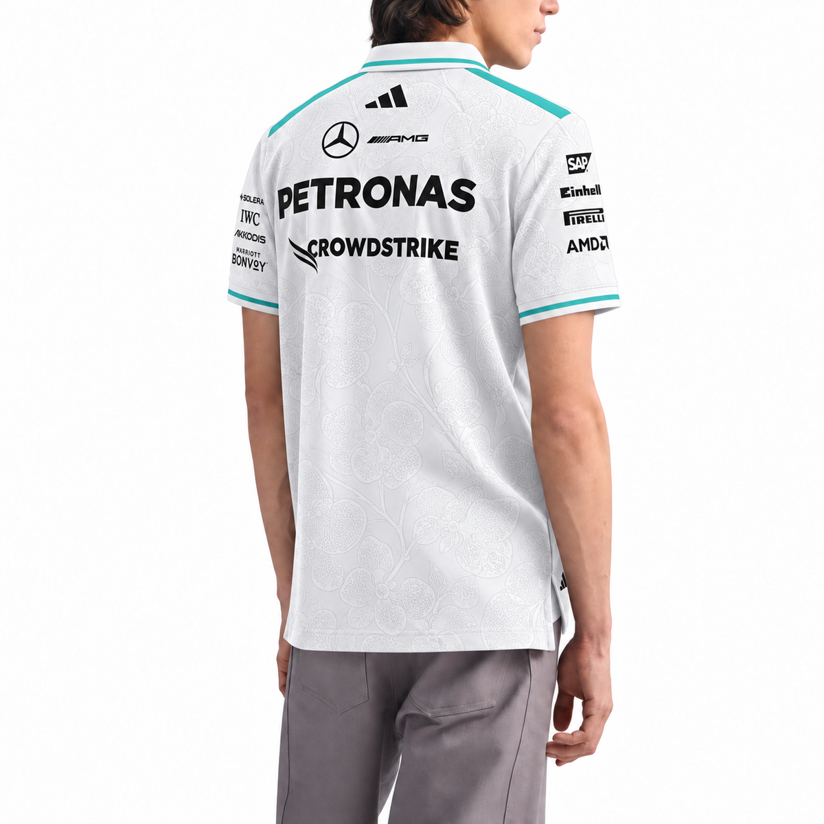 Mercedes F1 2026 Vanda Bloom Driver White Polo