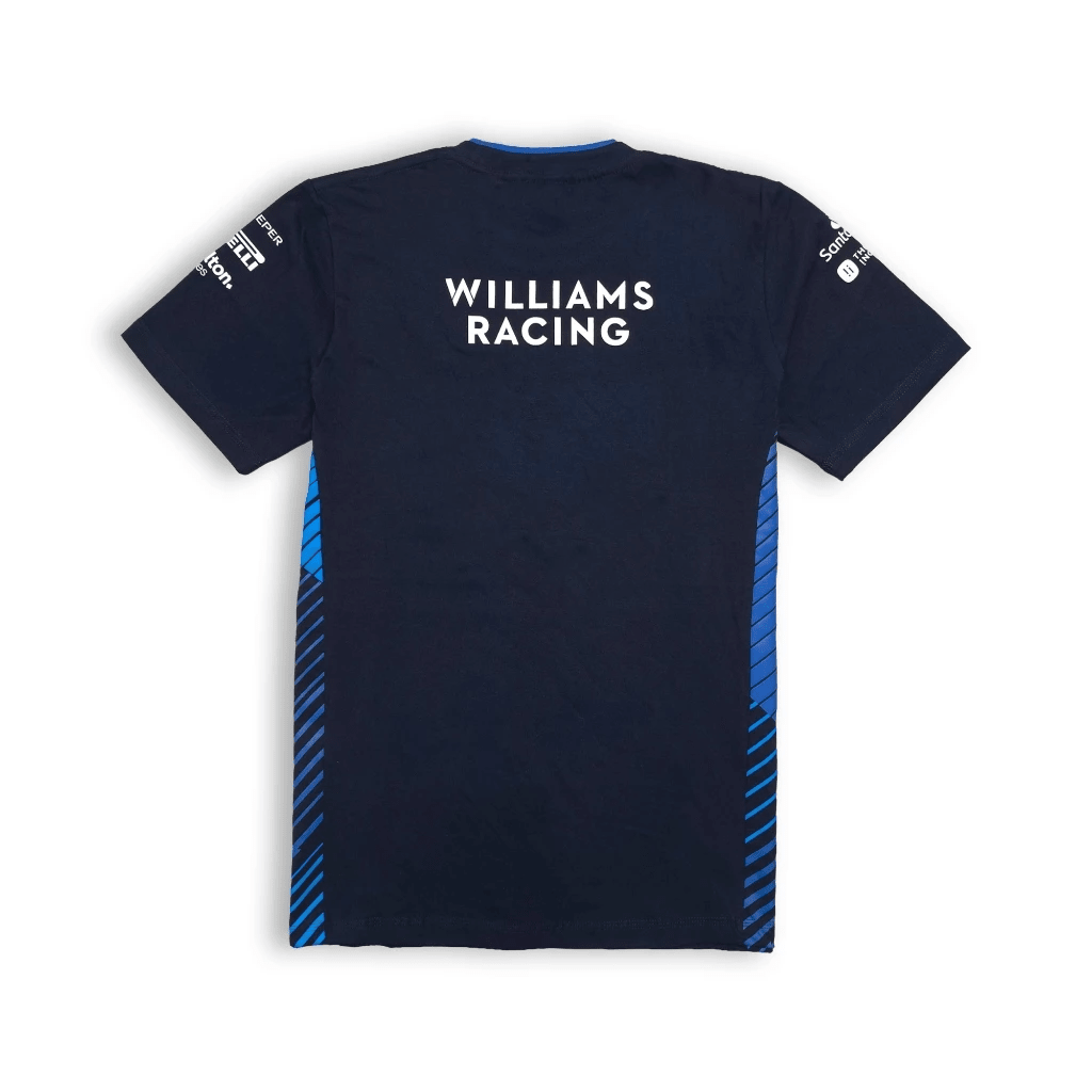 Williams Racing F1 2025 Men's Team T-Shirt - Navy (Cotton Version) | Racing Shirt | Sportcify |