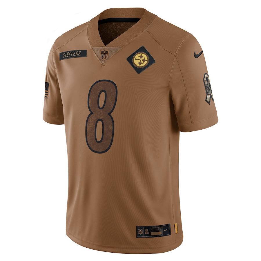 Pittsburgh Steelers Kenny Pickett Brown 2023 Salute To Service Limited Jersey - Sportcify High Quality American Football Jerseys | NFL Jerseys