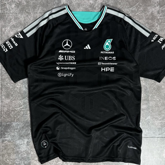 KIDS Driver Jersey Mercedes F1 Team T-shirt 2026 - Black
