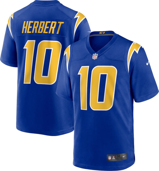 Los Angeles Chargers Justin Herbert Royal 2nd Alternate Game Jersey - Sportcify High Quality American Football Jerseys | NFL Jerseys