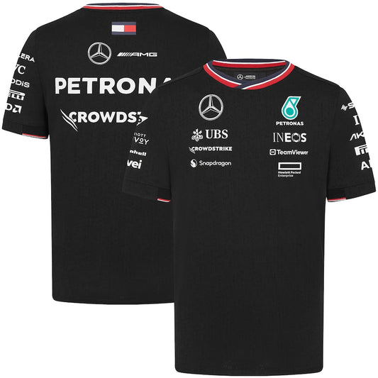 Mercedes AMG Petronas F1 2024 Team Driver T-Shirt - Black