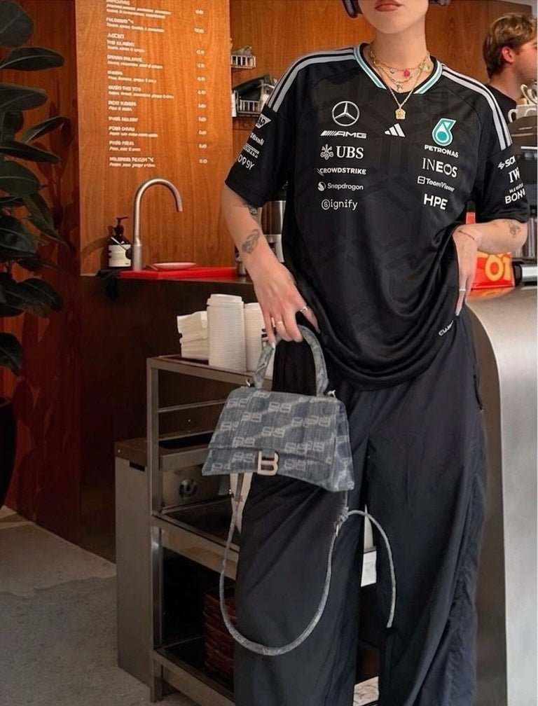 Driver Jersey Mercedes F1 Team T-shirt 2026 - Black | Formula One Polo Shirt | Sportcify |