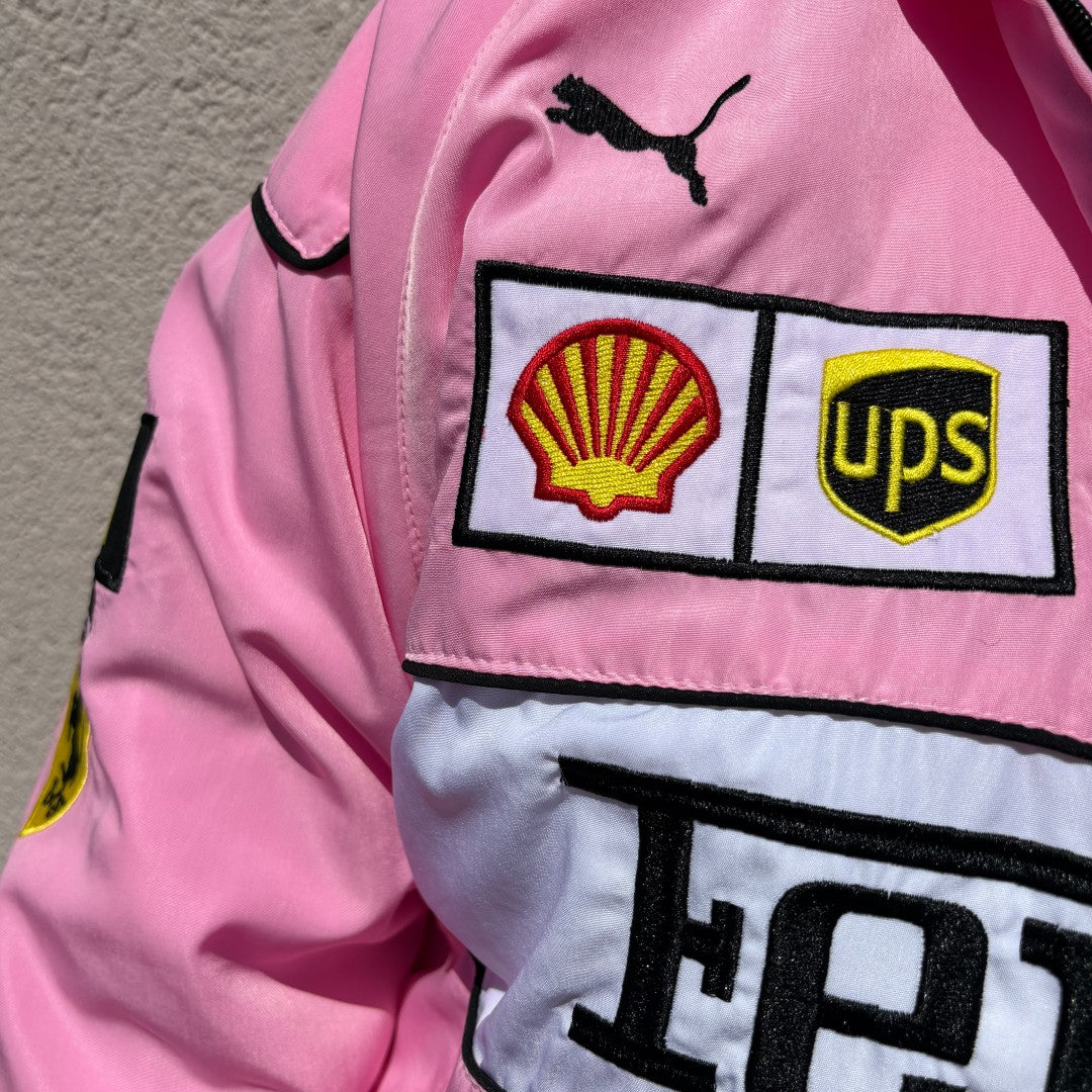 Pink Ferrari Vintage Racing Jacket