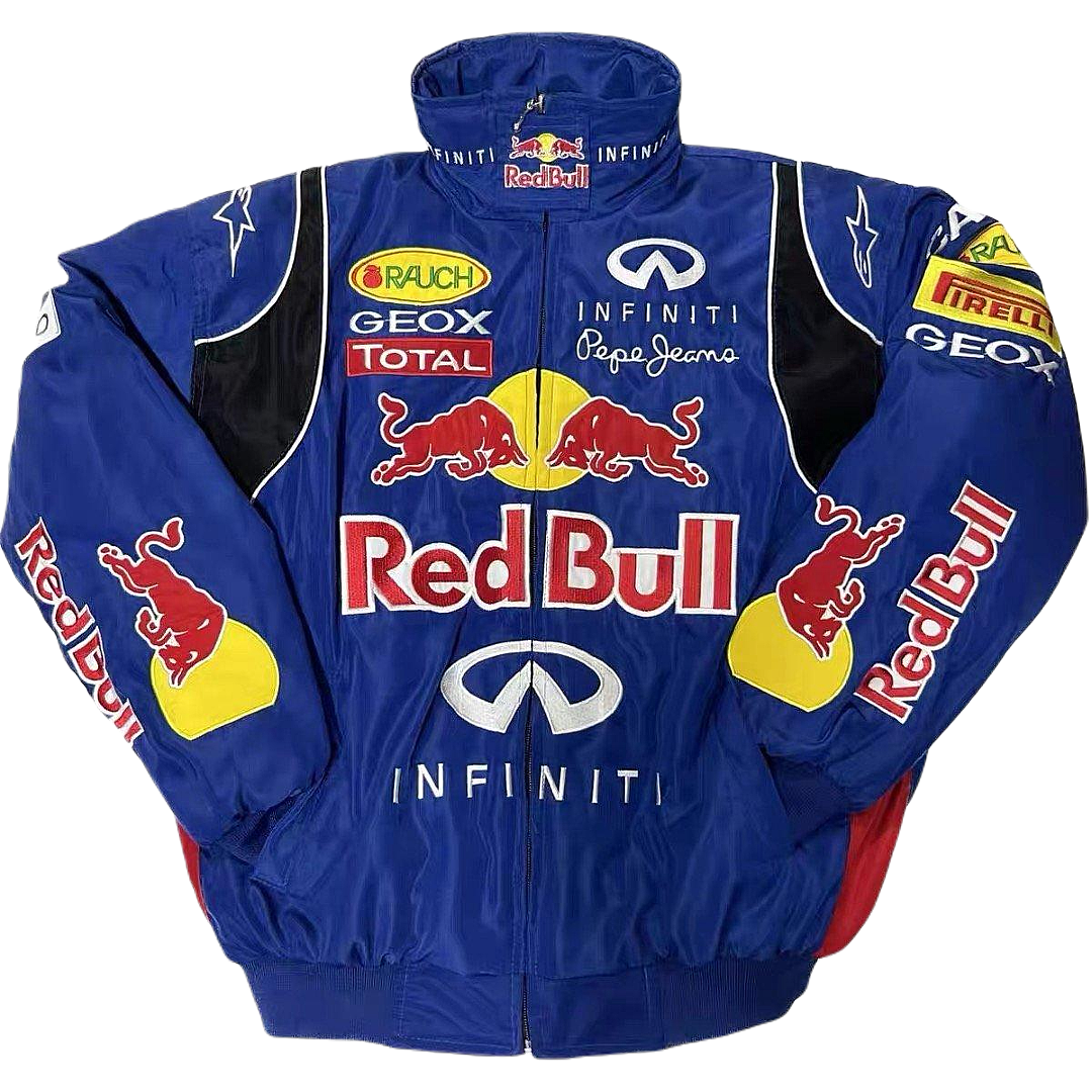 Red Bull Vintage Racing Jacket - Blue