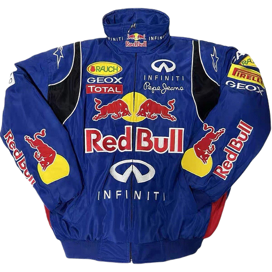 Red Bull Vintage Racing Jacket - Blue