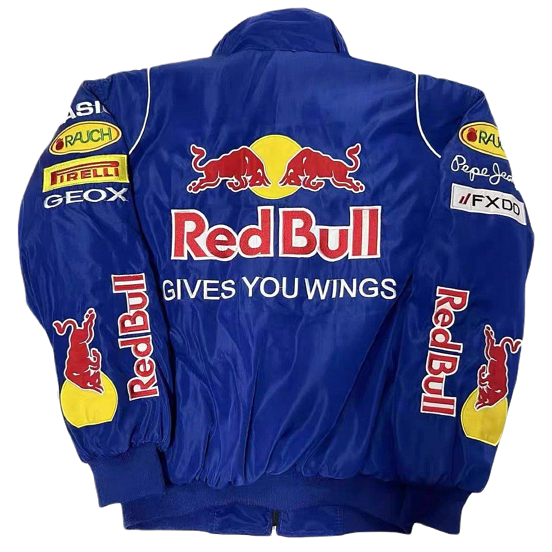 Red Bull Vintage Racing Jacket - Blue
