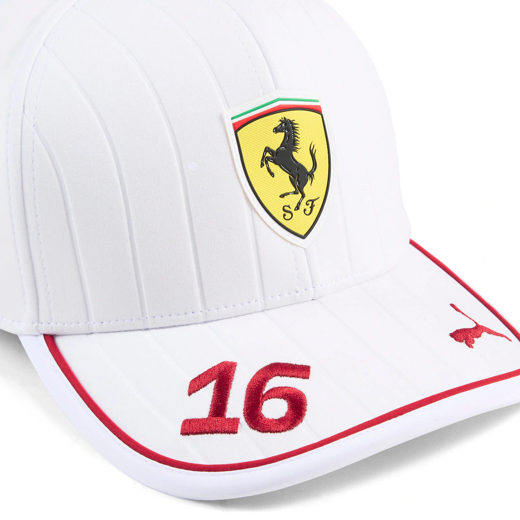 Ferrari F1 2025 Leclerc Puma Adjustable - White
